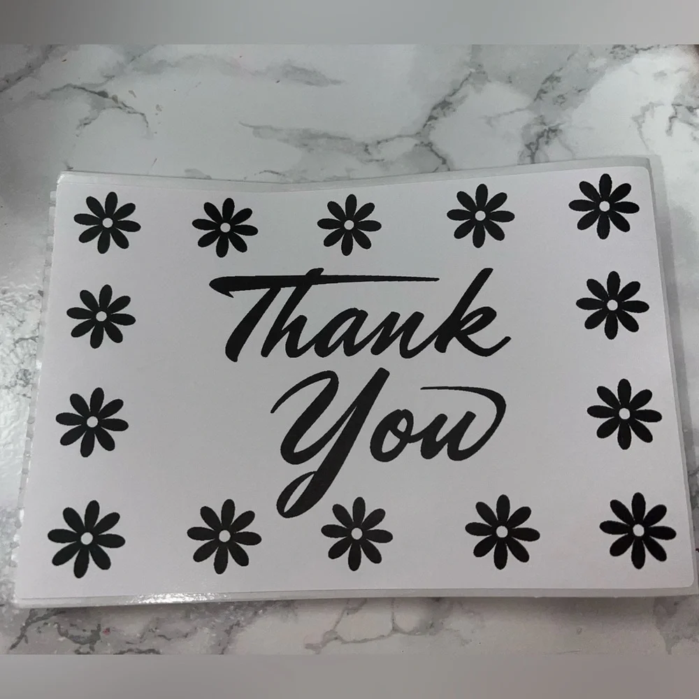 🦋HP🦋 50 Thank You Thermal Labels